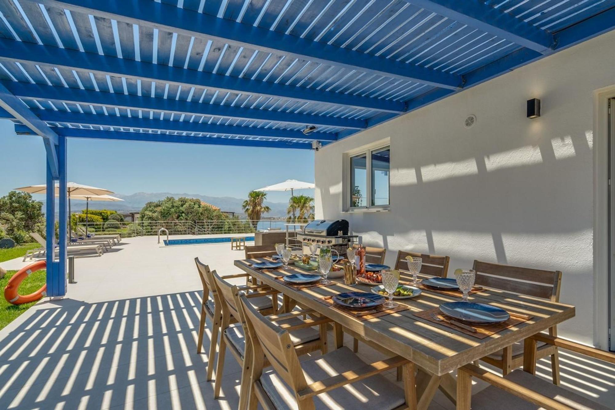 Villa Hemera Ocean View Private Heated Pool Chorafakia ภายนอก รูปภาพ