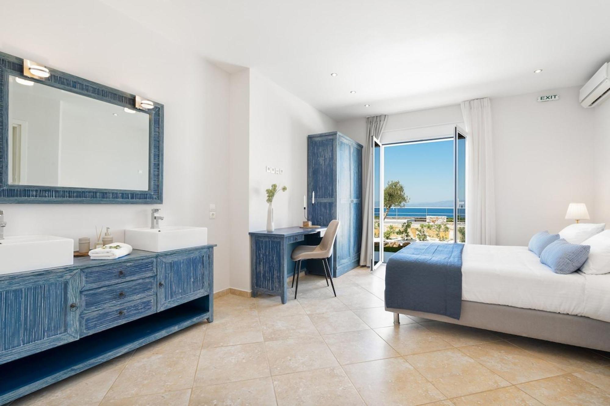 Villa Hemera Ocean View Private Heated Pool Chorafakia ภายนอก รูปภาพ