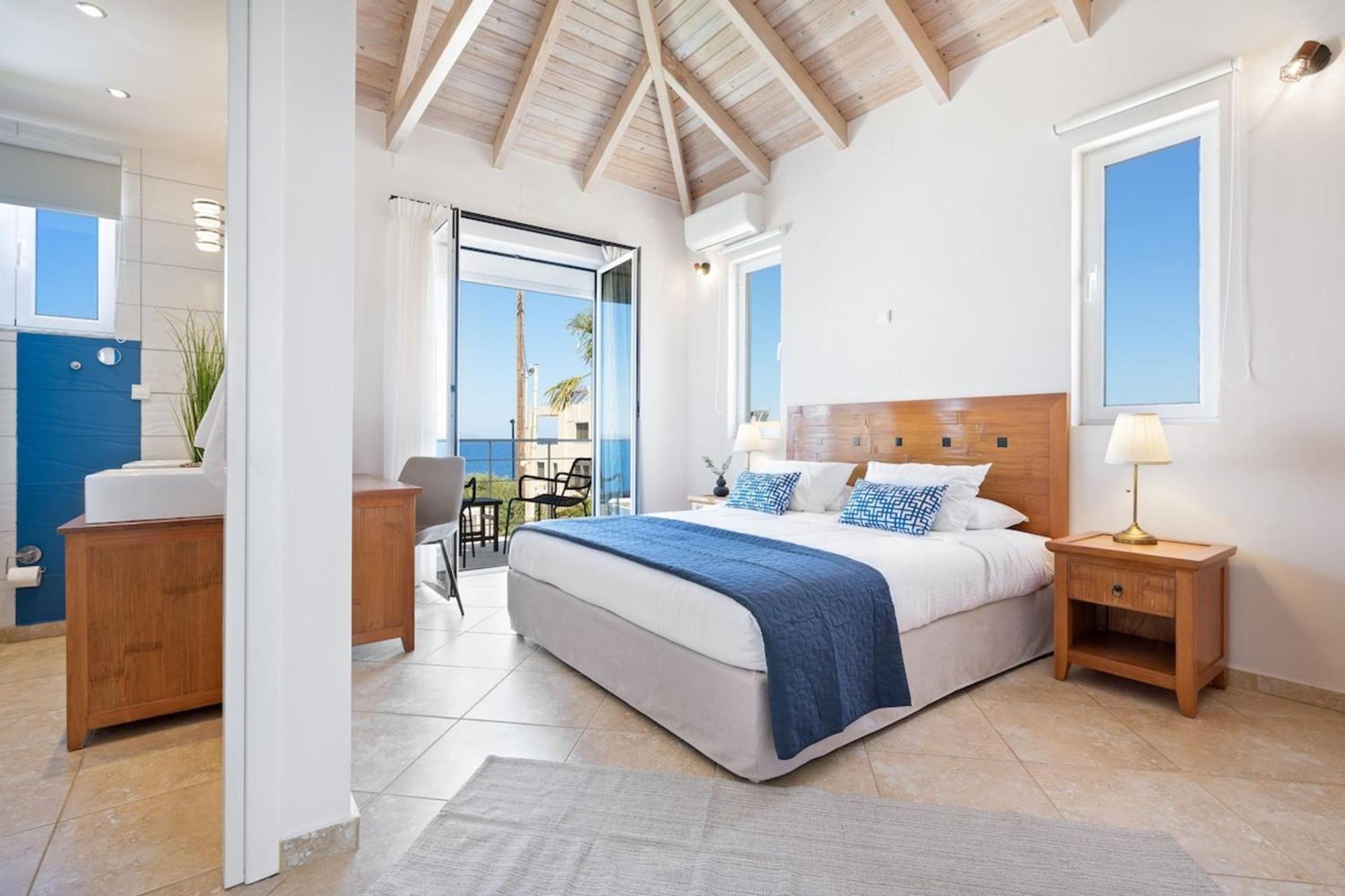 Villa Hemera Ocean View Private Heated Pool Chorafakia ภายนอก รูปภาพ
